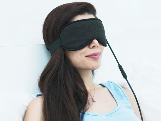 Verwarmd oogmasker met herbruikbare vochtpads